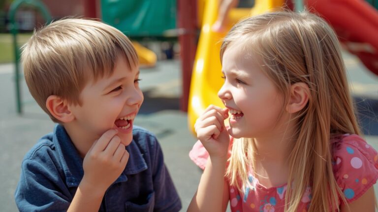 kids wiggling loose teeth